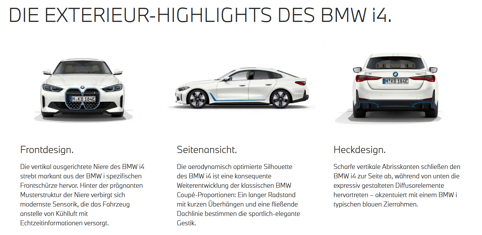 BMW i4 - Das erste vollelektrische Gran Coupé von BMW