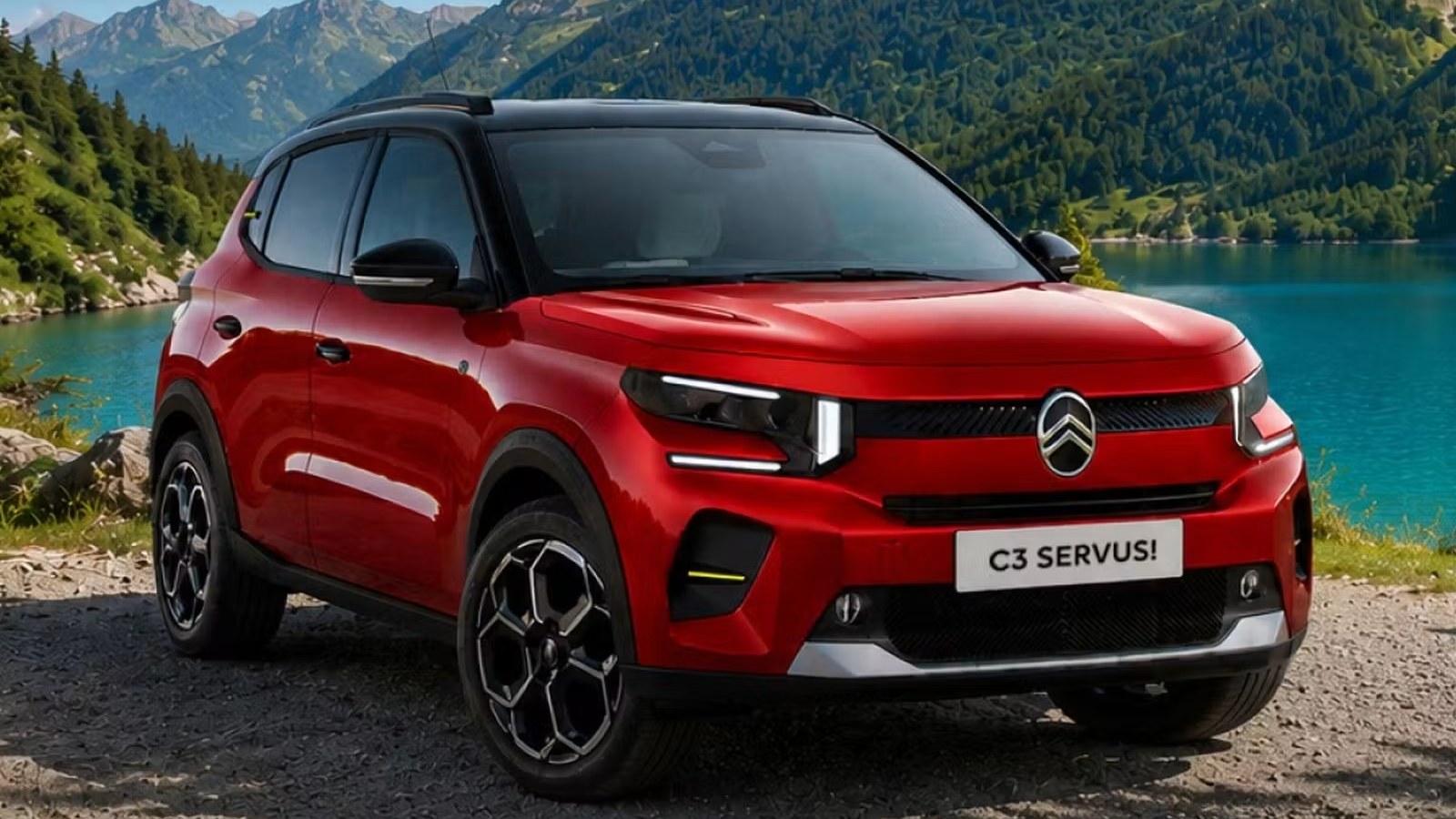 Citroën C3 Servus am Bergsee – Symbolfoto
